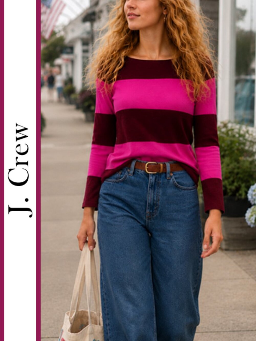 J. Crew | 'Rugby Stripe' Pullover Knit Sweater Top